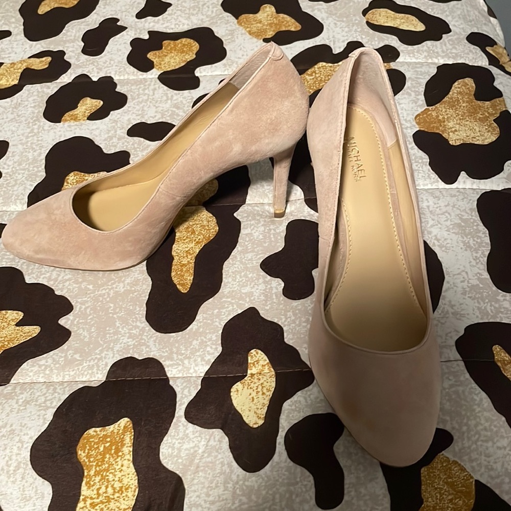 NEW Michael Kors Suede Heels